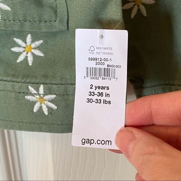 Gap Green Floral Utility Jacket - NEW🌼 - Picture 7 of 15